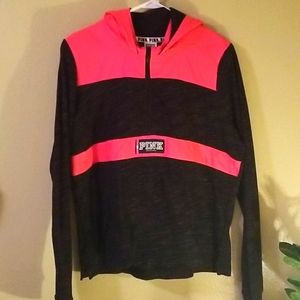 Victoria Secret PINK pink/ dark grey hoodie